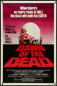 5f0714 DAWN OF THE DEAD 1sh 1979 George Romero, no more room in HELL for the dead, Powers art!