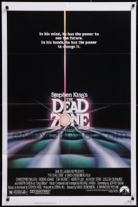 5f0721 DEAD ZONE 1sh 1983 David Cronenberg, Stephen King, Christopher Walken, ultra rare style!