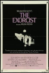 5f0765 EXORCIST 1sh 1974 William Friedkin, Von Sydow, horror classic from William Peter Blatty!