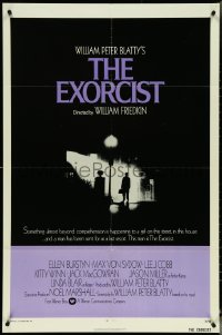 5f0766 EXORCIST int'l 1sh 1974 William Friedkin horror classic, William Peter Blatty!
