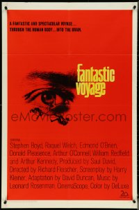 5f0772 FANTASTIC VOYAGE 1sh 1966 best art of Raquel Welch & scientists going into human brain!