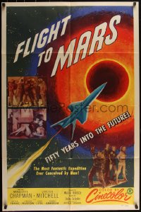 5f0778 FLIGHT TO MARS 1sh 1951 the most fantastic expedition ever conceived by man in the future!