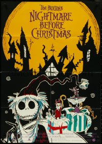 5f0107 NIGHTMARE BEFORE CHRISTMAS German 1994 Tim Burton, Disney, different horror cartoon art!