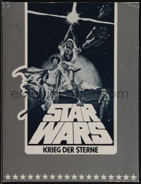 5f0026 STAR WARS 10x13 German poster 1978 classic Tom Jung art with different background!