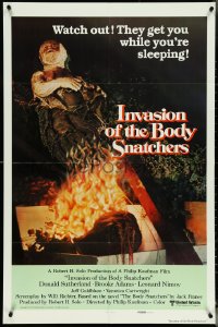 5f0869 INVASION OF THE BODY SNATCHERS style A int'l 1sh 1978 Kaufman remake, cool & different!