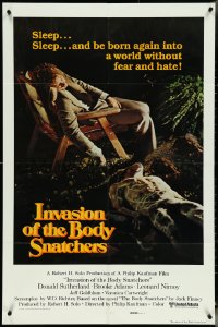 5f0870 INVASION OF THE BODY SNATCHERS style B int'l 1sh 1978 Kaufman remake, cool & different!