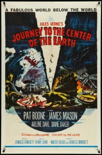 5f0894 JOURNEY TO THE CENTER OF THE EARTH 1sh 1959 Jules Verne fabulous world below the world!