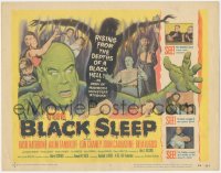 5f0247 BLACK SLEEP TC 1956 Lon Chaney Jr., Bela Lugosi, Tor Johnson, terror-drug wakes the dead!