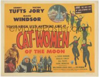 5f0258 CAT-WOMEN OF THE MOON TC 1953 campy cult classic, see the lost city of love-starved women!