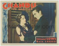 5f0262 CHANDU THE MAGICIAN LC 1932 great close up of Bela Lugosi kidnapping Irene Ware, very rare!