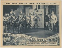 5f0284 FLASH GORDON LC 1936 Buster Crabbe & friends by torture device, ultra rare feature version!