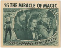 5f0287 FLASH GORDON'S TRIP TO MARS chapter 13 LC 1938 Buster Crabbe, Queen Azura, Miracle of Magic!