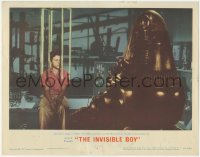 5f0332 INVISIBLE BOY LC #4 1957 Robby the Robot makes Richard Eyer invisible to the human eye!