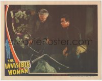 5f0334 INVISIBLE WOMAN LC 1940 special fx scene of transparent Virginia Bruce w/ Barrymore & Howard!
