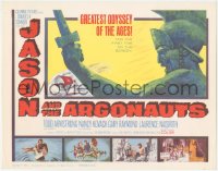 5f0338 JASON & THE ARGONAUTS TC 1963 special effects by Ray Harryhausen, Terpning art of colossus!
