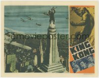 5f0341 KING KONG LC R1938 most classic image of giant ape on Empire State Building, very rare!