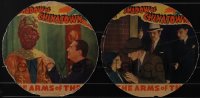 5f0588 SHADOW OF CHINATOWN 2 heavily trimmed chapter 1 LCs 1936 Bela Lugosi in one, full-color!