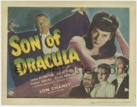 5f0392 SON OF DRACULA TC 1943 Lon Chaney Jr. as Count Alucard over Louise Allbritton & cast!