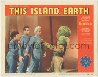 5f0408 THIS ISLAND EARTH LC #2 1955 best card in set showing c/u of the alien monster with 3 stars!