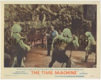 5f0415 TIME MACHINE LC #2 1960 Rod Taylor holding off Morlocks as he's ambushed from above!