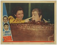 5f0416 TIME OF THEIR LIVES LC #2 1946 ghost Marjorie Reynolds pokes ghost Lou Costello's nose!