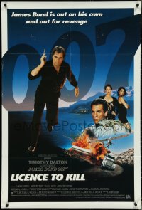 5f0917 LICENCE TO KILL int'l 1sh 1989 Dalton as Bond, his bad side is dangerous!