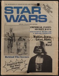 5f0040 STAR WARS vol 1 no 1 magazine 1977 behind the scenes, Wookies, Jawas, Lucas, Aliens & more!