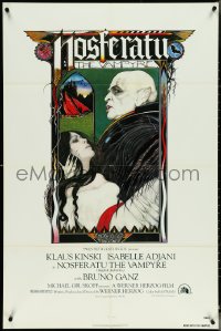 5f0983 NOSFERATU THE VAMPYRE 1sh 1979 Werner Herzog, Palladini art of vampire Klaus Kinski!