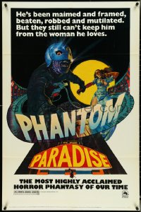 5f0996 PHANTOM OF THE PARADISE revised 1sh 1974 Brian De Palma, different artwork by Richard Corben!