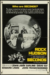 5f1047 SECONDS 1sh 1966 Rock Hudson buys himself a new life, John Frankenheimer!