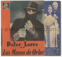 5f1193 MAD LOVE Spanish herald 1936 Peter Lorre, Frances Drake, Colin Clive, different images!