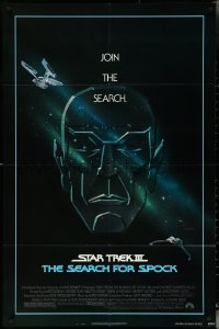 5f1080 STAR TREK III 1sh 1984 The Search for Spock, art of Leonard Nimoy by Huyssen & Huerta!
