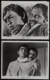 5f1268 INCREDIBLE 2 HEADED TRANSPLANT 23 8x10 stills 1971 two heads grafted on the body of a giant!