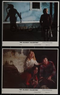 5f1325 MY BLOODY VALENTINE 6 8x10 mini LCs 1981 there's more than one way to lose your heart!
