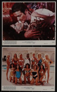 5f1320 OCTOPUSSY 7 8x10 mini LCs 1983 sexy Maud Adams & Roger Moore as James Bond, great images!