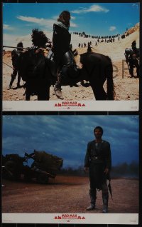 5f0061 MAD MAX BEYOND THUNDERDOME 5 English LCs 1985 Mel Gibson, Tina Turner, cool action images!