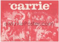 5f1195 CARRIE herald 1976 if you've got a taste for terror, take Sissy Spacek to the prom, rare!