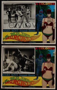 5f0554 BATWOMAN 6 Spanish/US LCs 1967 Maura Monti, great images of sexy superhero, ultra rare!