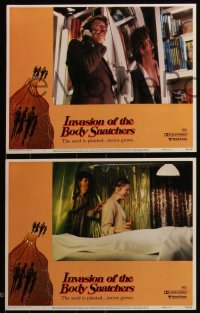 5f0476 INVASION OF THE BODY SNATCHERS 8 LCs 1978 Donald Sutherland, classic sci-fi remake!
