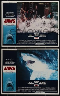 5f0560 JAWS 5 LCs 1975 Roy Scheider, Robert Shaw, Richard Dreyfuss, Steven Spielberg classic!