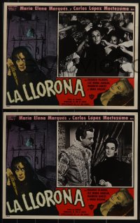 5f0480 LA LLORONA 8 Spanish/US LCs 1960 crazed Maria Elena Marquez, different & ultra rare!