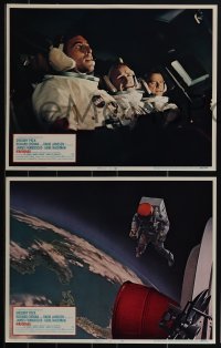 5f0490 MAROONED 8 LCs 1969 astronauts Gregory Peck and Gene Hackman, cool outer space images!