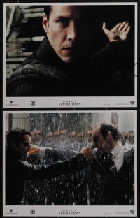 5f0428 MATRIX REVOLUTIONS 9 LCs 2003 Keanu Reeves, Laurence Fishburne, Carrie-Anne Moss!