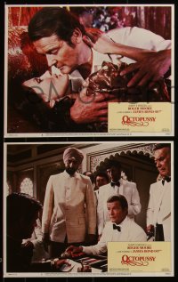 5f0505 OCTOPUSSY 8 LCs 1983 Maud Adams, great images of Roger Moore as Fleming's James Bond 007!