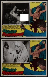 5f0517 SATANICO PANDEMONIUM 8 Spanish/US LCs 1977 La Sexorcista, different & ultra rare!