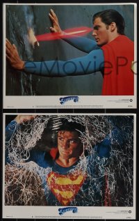5f0528 SUPERMAN III 8 LCs 1983 Christopher Reeve, Richard Pryor, Margot Kidder, w/special fx images!