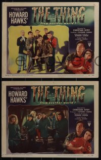 5f0532 THING 8 LCs 1951 Howard Hawks, Kennedy Tobey, Margaret Sheridan, John Dierkes, complete set!