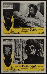 5f0535 TOMB OF LIGEIA 8 LCs 1965 Vincent Price, Elizabeth Shepherd, Roger Corman, Edgar Allan Poe!
