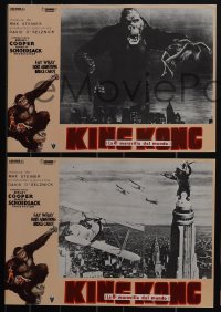 5f0014 KING KONG 10 Spanish LCs R1982 Fay Wray, Armstrong, Cabot, all the best FX scenes, very rare!