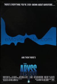5g0660 ABYSS int'l 1sh 1989 directed by James Cameron, Ed Harris, different silhouette art!